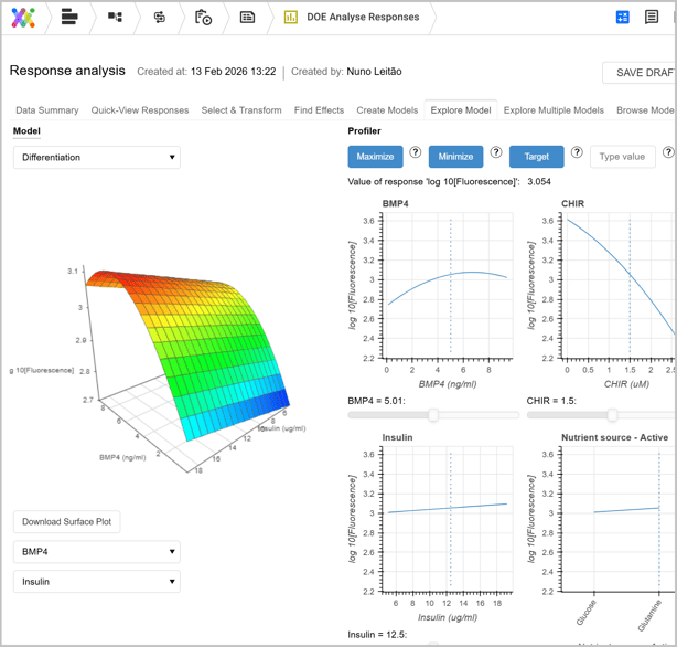 Multiple model exploration
