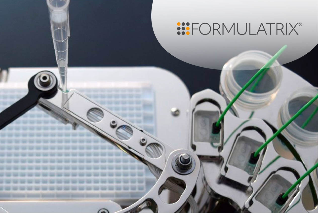 Formulatrix Mantis running via the Synthace experiment platform