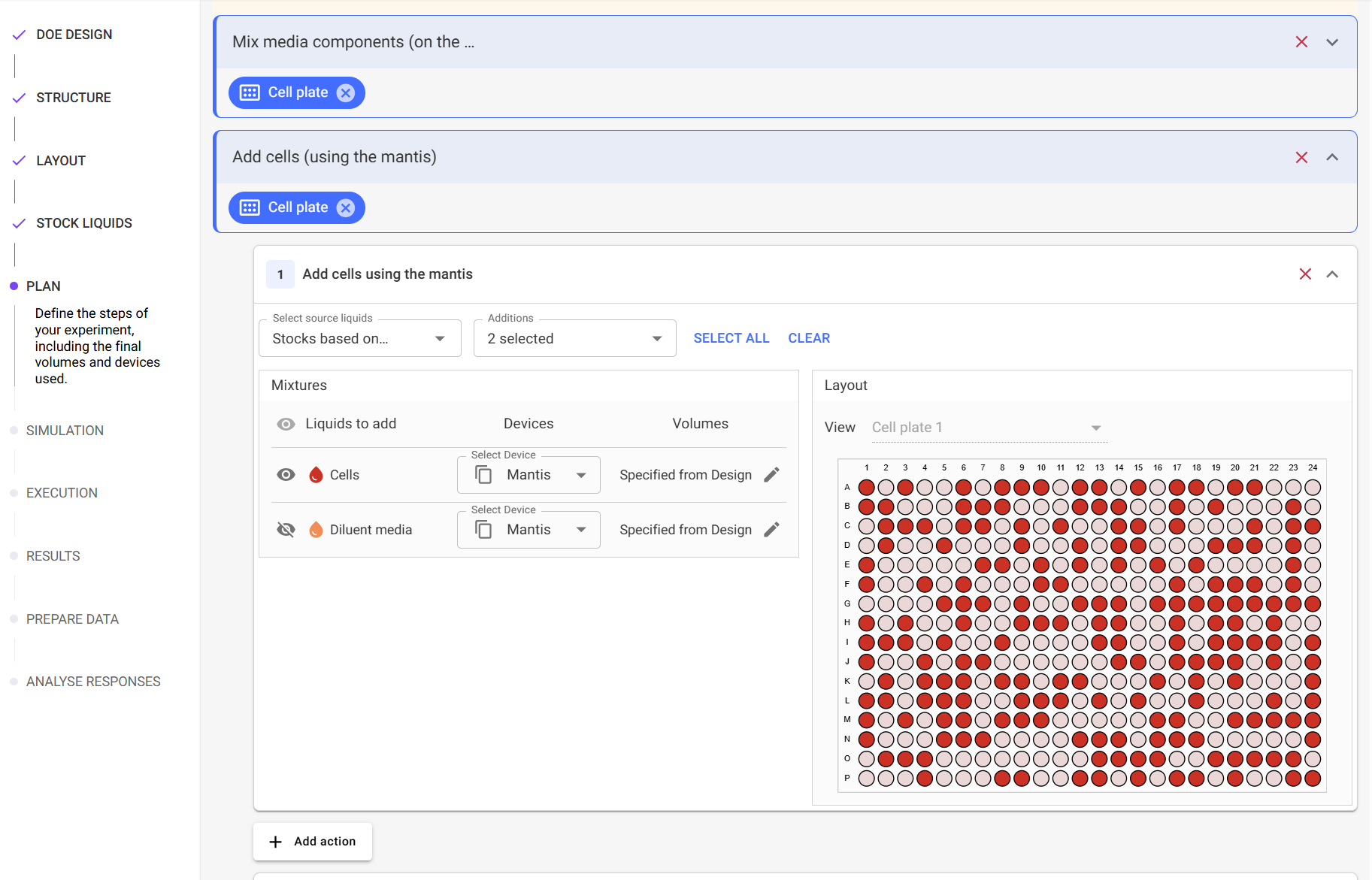Synthace Discovery method for a media optimization protocol