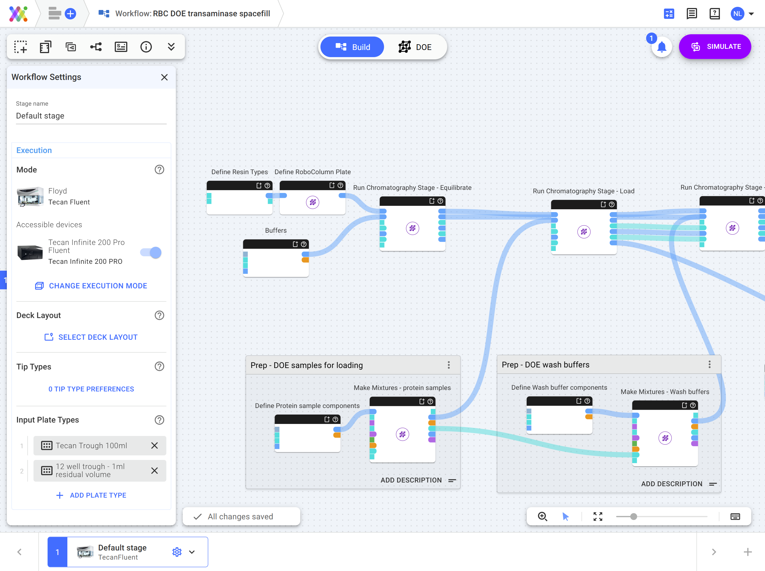 Easily select your Tecan devices and peripherals