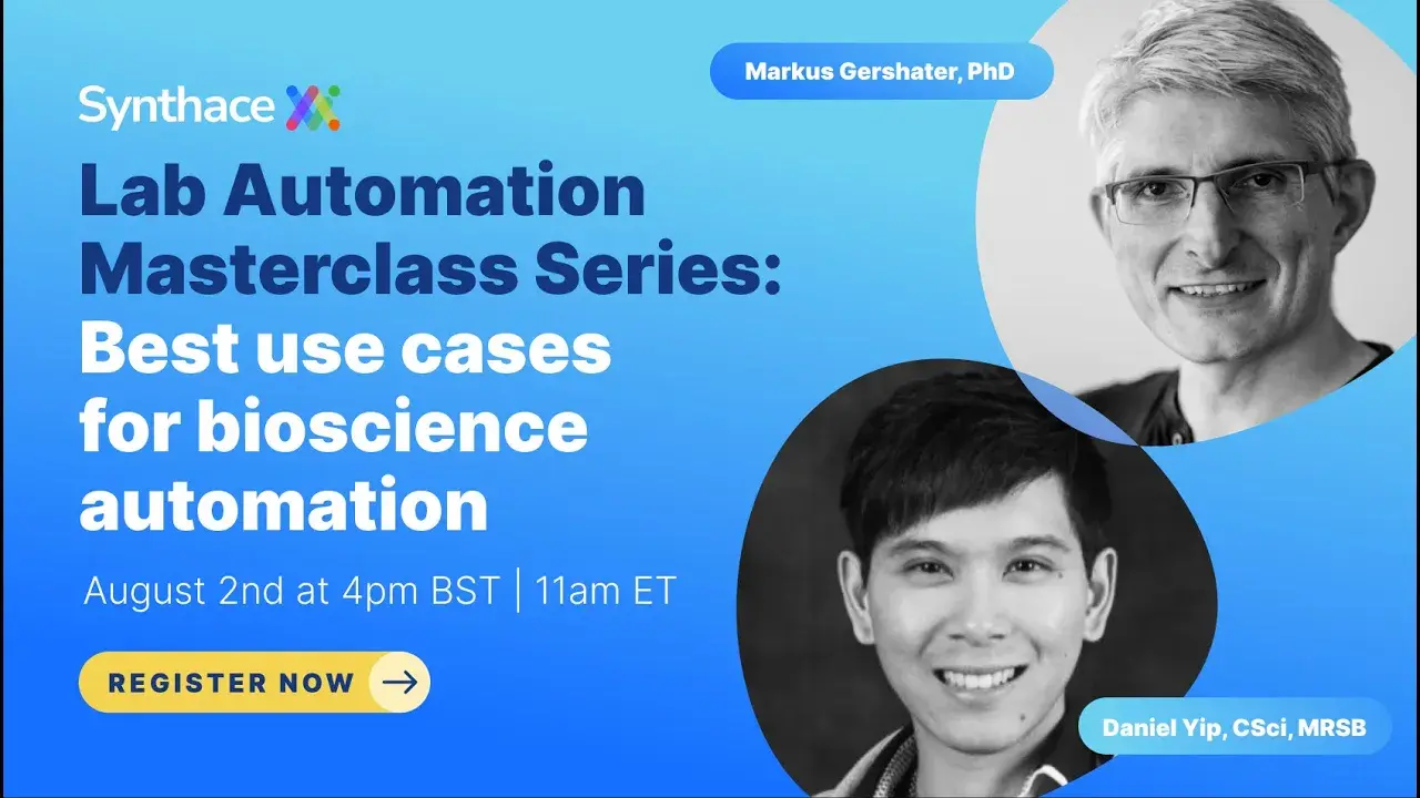 Part 1 - Best use cases of automation in the biosciences
